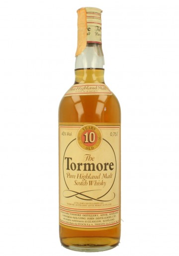 TORMORE 10yo  Bot.80's 75cl 43% OB - Stock Imp.