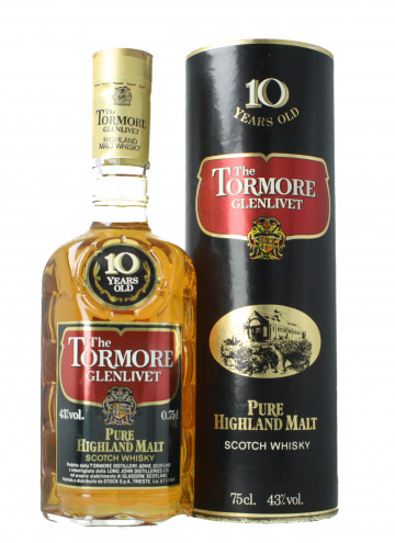 TORMORE Speyside Scotch Whisky 10 Year Old Bot in The 80's 75cl 43%