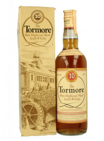 TORMORE Speyside Scotch Whisky 10yo Bot.80's 75cl 43% OB