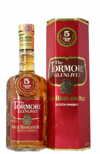 TORMORE Speyside Scotch Whisky 5 Year Old Bot in The 80's 75cl 40%