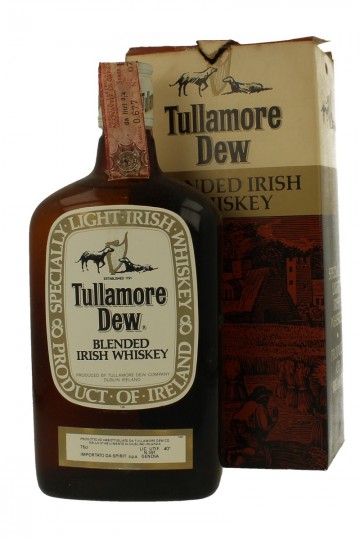 TULLAMORE DEW Blended Irish Whiskey Bot 60/70's 75cl 40%