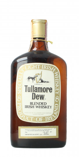 TULLAMORE DEW Finest old Irish Whiskey - Bot.70's-80's 75cl 43%