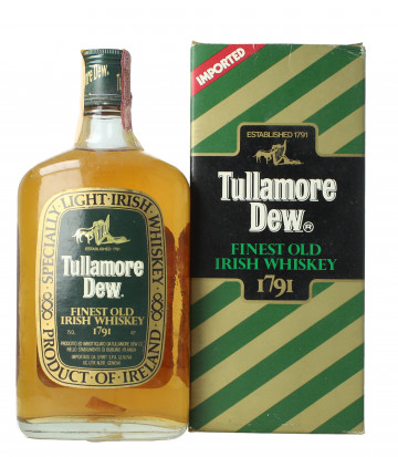TULLAMORE DEW Finest old Irish Whiskey - Bot. in The 80's 75cl 40%