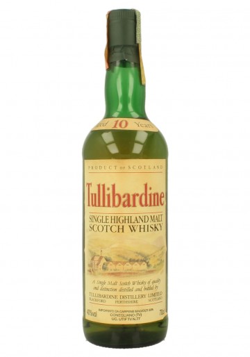 TULLARDINE 10yo Bot.90's 70cl 40% OB