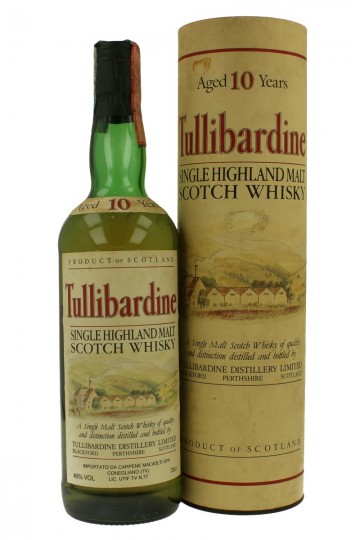 TULLIBARDINE 10 years old Bot in The 90's 70cl 40% OB