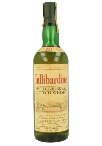 TULLIBARDINE 10yo Bot.90's 70cl 40% OB