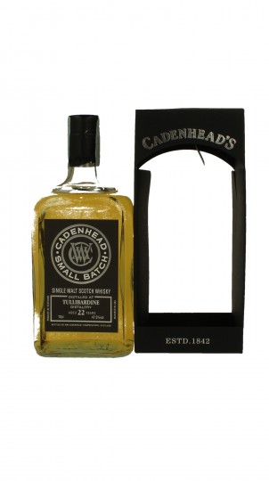 TULLIBARDINE 22 Years old 1993 2015 70cl 47.3% Cadenhead's - Small Batch