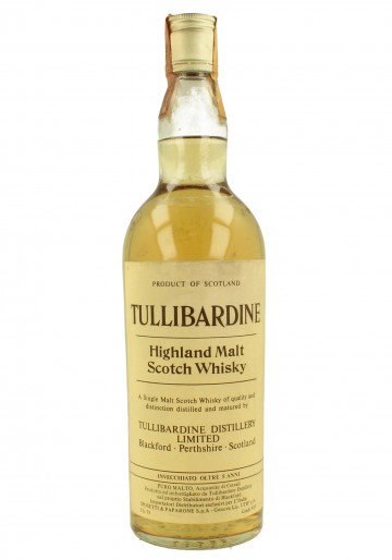 TULLIBARDINE  5yo Bot.70's 75cl 40% OB