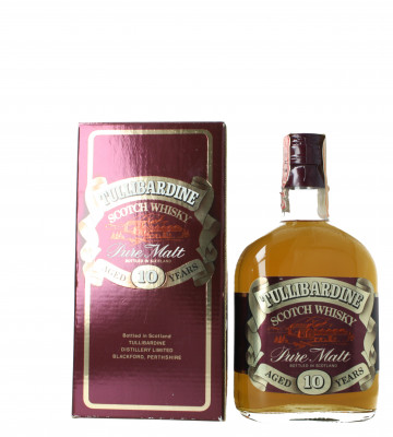 Tullibardine Highland Scotch Whisky 10 year old - Bot. in The 80's 75cl 40% OB-