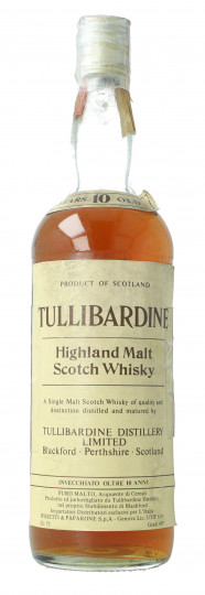 Tullibardine Highland Scotch Whisky 10yo Bot.70's 40% OB