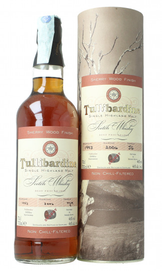Tullibardine Highland Scotch Whisky 1993 2006 70cl 46% OB-Sherry wood finish