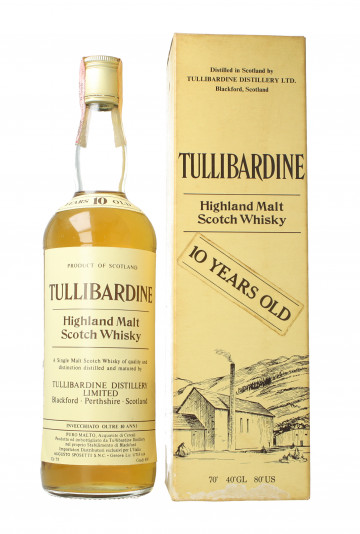 Tullibardine Highland Scotch Whisky - Bot.70's-80's 75cl 40% OB-