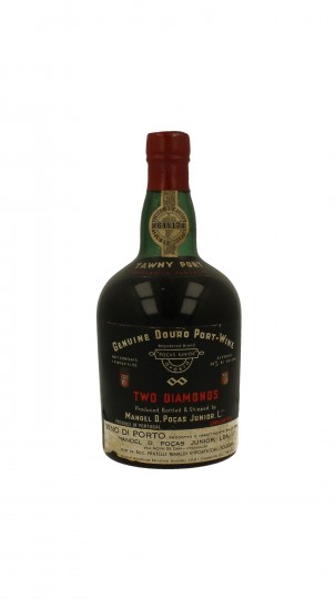 Two Diamonds  Pocas Junior BOTTLED IN THE 60'S /70'S 75cl 20%