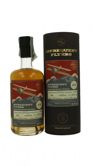 UNDISCLOSED Speyside 28 Years Old 70cl 46.7% - Infrequent Flyers Virgin Oak Finish -cask 4824