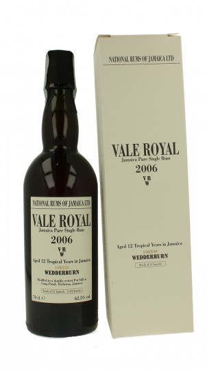 VALE ROYAL 12yo 2006 2018 70cl 62.5% Velier Wadderburn Rum