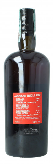 VALE ROYAL  Jamaica Rum 17 Years Old 2005 2022 70cl 61% Velier - SINGLE CASK