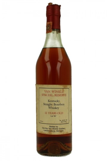 VAN WINKLE Family Reserve 12 years old lot B 75cl 95.4 Proof old Rip