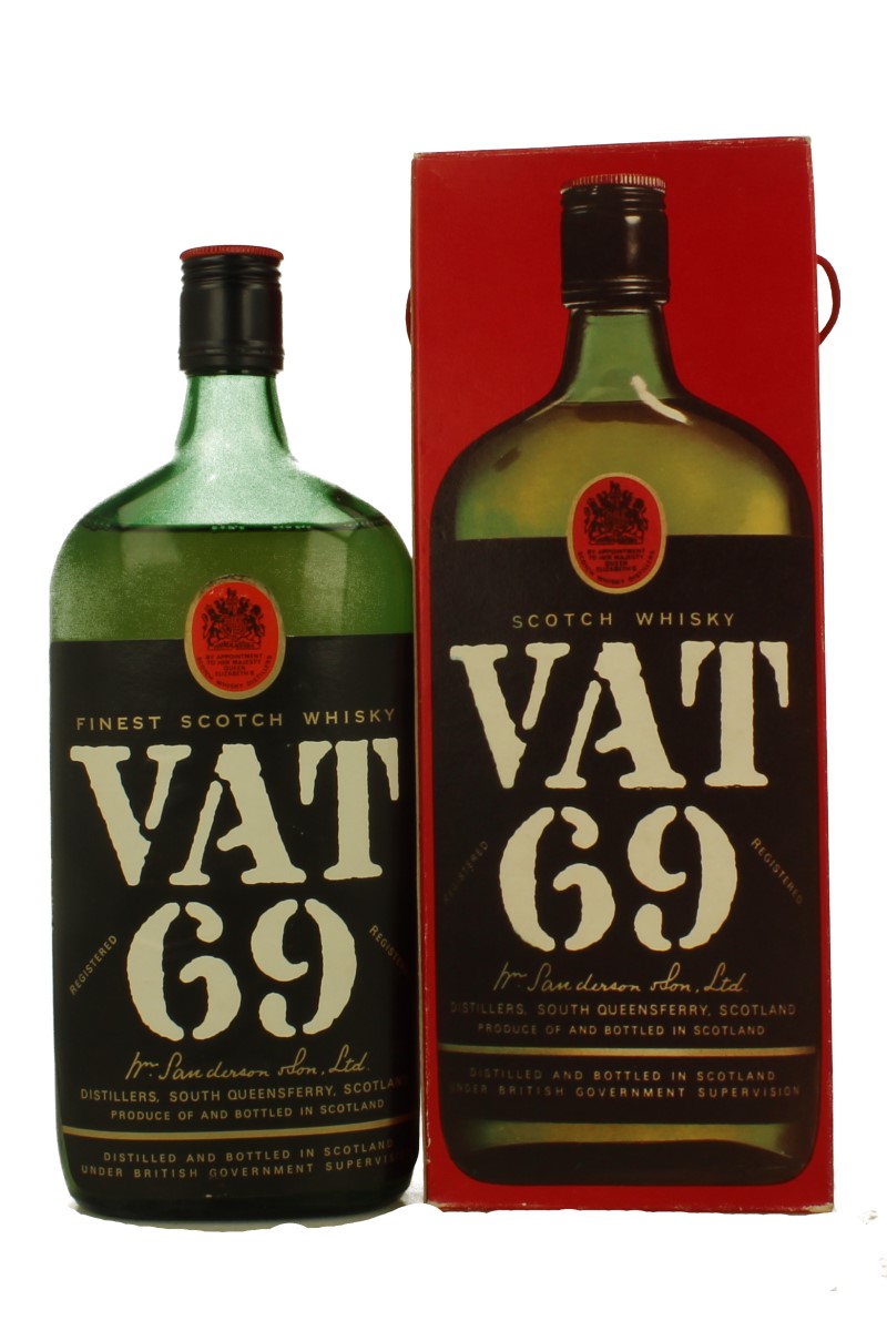 1970年代】 VAT69 特級 従価 760ml 43% 協和発酵 JAPANTAXシール