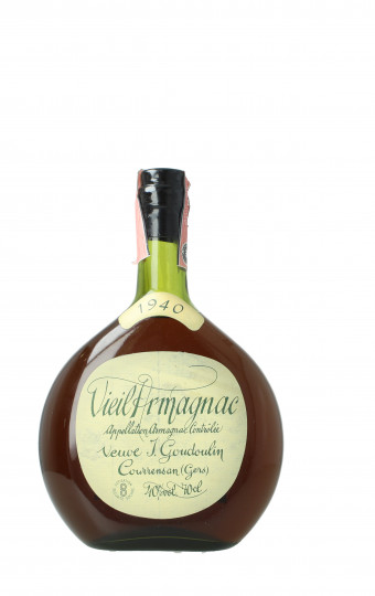 Vielle Armagnac Vevue J. Goudoulin 1940 75cl 40%