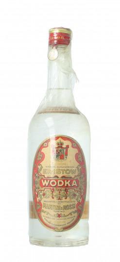 Vodka Rristow Martini Rossi Bot around 1960 75cl