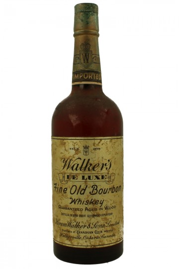 Walker's BOURBON De Luxe bot 60/70's 75cl 43% Old Moor Blending