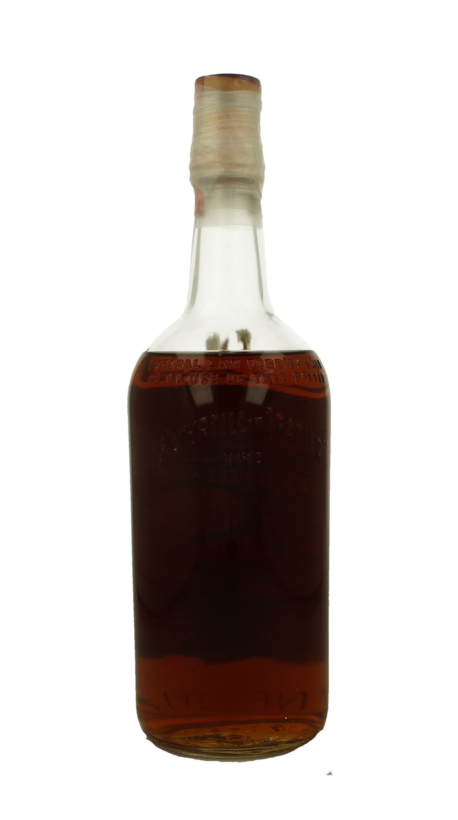 Waterfill & Frazier Kentucky Straight Bourbon Whiskey Bot.1950's one