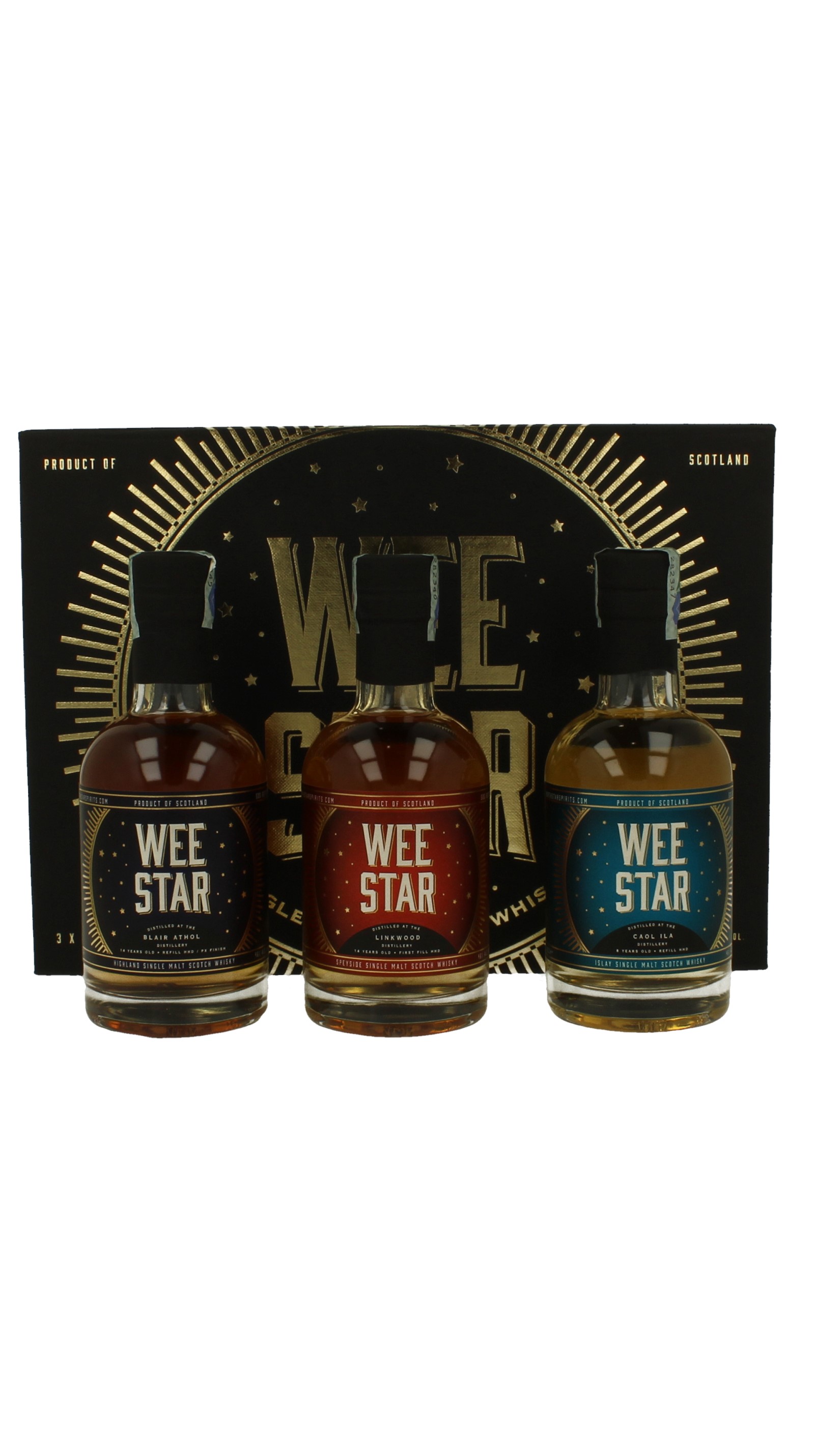 WEE STAR SAMPLE PACK 2010 2021 3x20cl 3x46% - North star - Blair Athol ...
