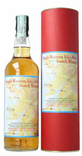 Western Isles Single  Scotch Whisky Bottled 2007 70cl 46% High Spirits  -Zagatti Edition