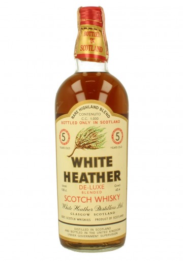 WHITE HEATHER 5yo Bot.60's 75cl 43.4% - Blended