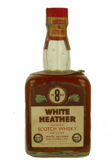 WHITE HEATHER 8 Years Old Bot. in the  60'S /70's 75cl 43.4%