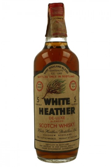 WHITE HEATHER Bot.60's 100cl 43.4% - Blended