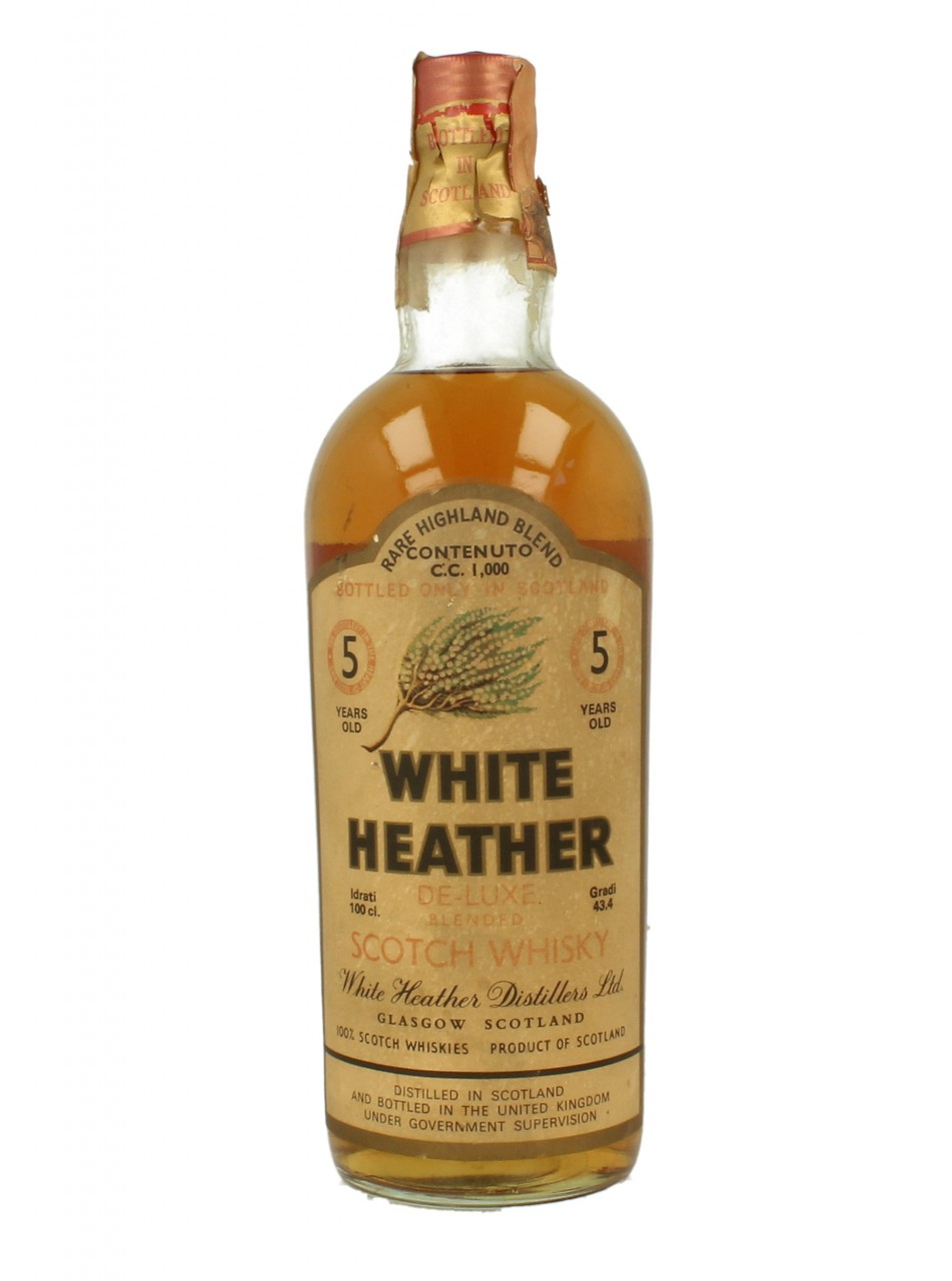 WHITE HEATHER Bot.70's 100cl 43.4 Blended Products Whisky