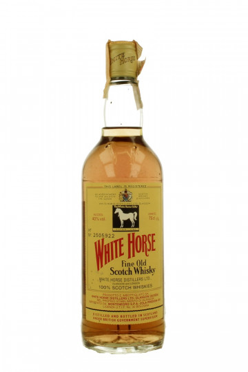 WHITE HORSE  Blended Scotch Whisky - Bot.70's-80's 75cl 40% OB_