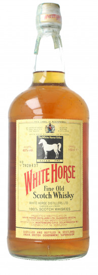 WHITE HORSE Blended Scotch Whisky (Lagavulin) - Bot. in The 90's 1.5 liter 40%