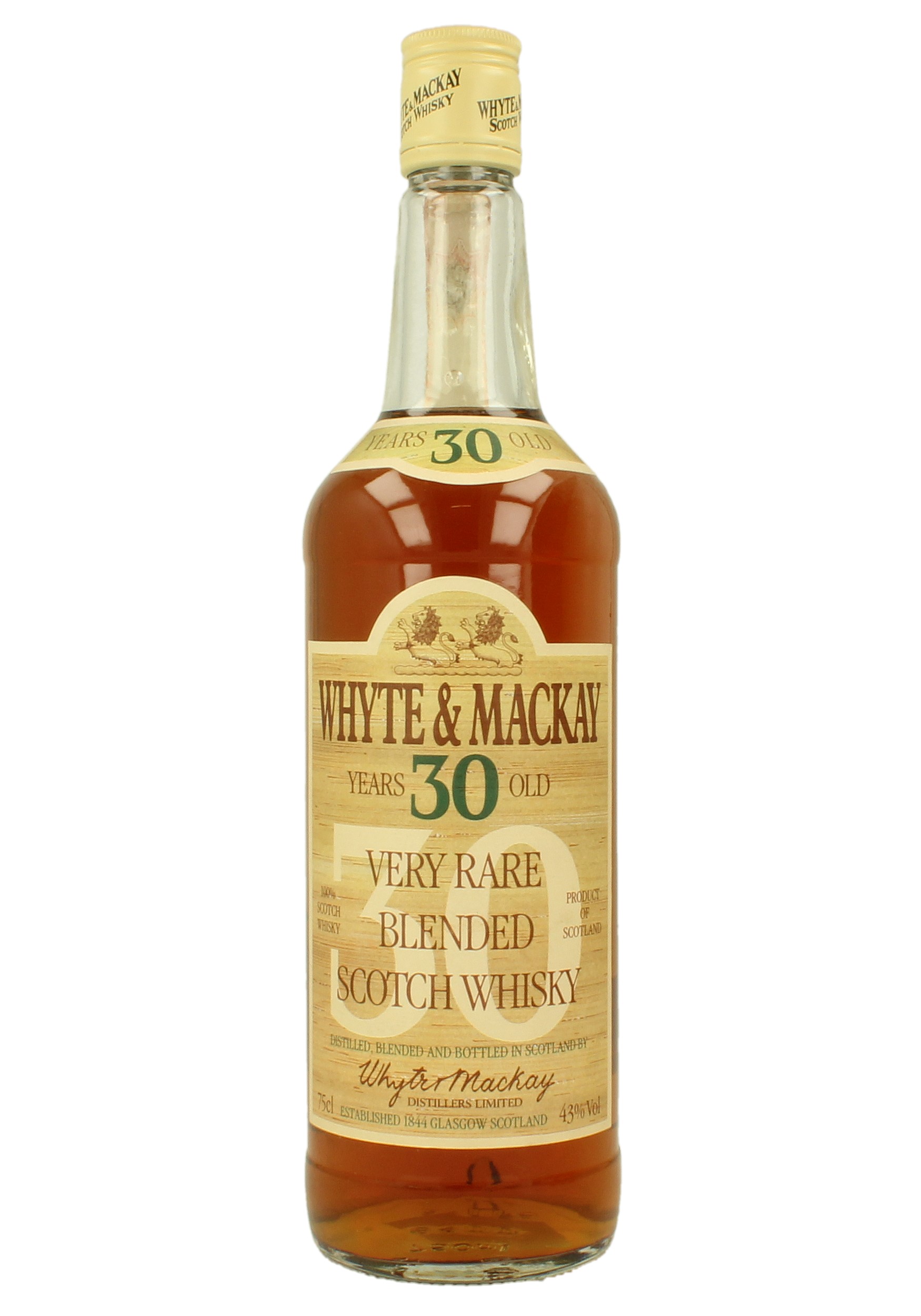 WHITE & MACKAY 30yo Bot.80's 75cl 43 Blended Products Whisky