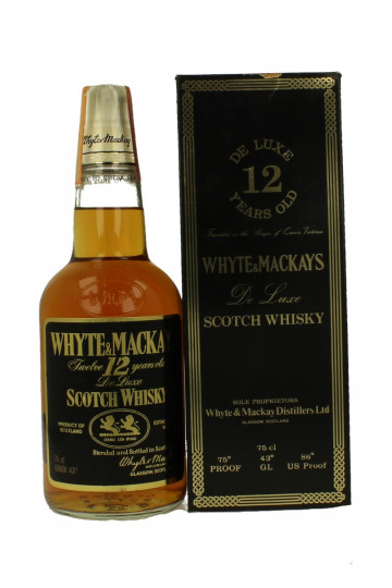 White & Mackay  Blended Scotch Whisky 12 Years Old - Bot.70's 70cl 43%