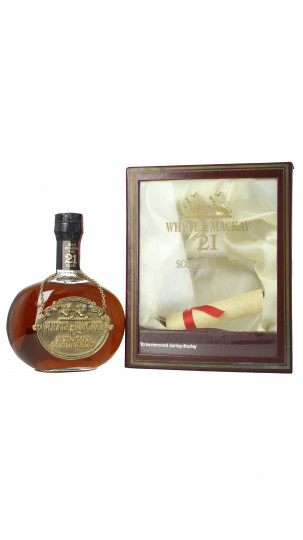 White & Mackay  (Dalmore )Blended  Scotch Whisky 21 years old - Bot.70's-80's 75cl 43% OB  -