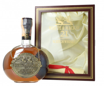 White & Mackay  (Dalmore )Blended  Scotch Whisky 21 years old - Bot.70's-80's 75cl 43% OB  -