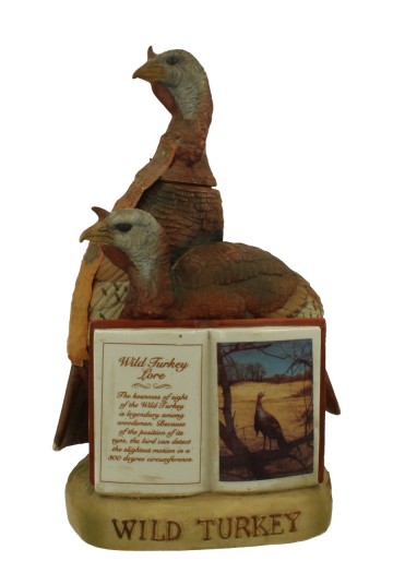 WILD TURKEY Bot.60/70's 75 CL 101 US-proof LORE DECANTER