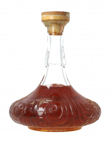 WILD TURKEY Kentucky Straight Bourbon Whiskey 8 year old 1 litre 101 US Proof Baccarat Crystal decanter
