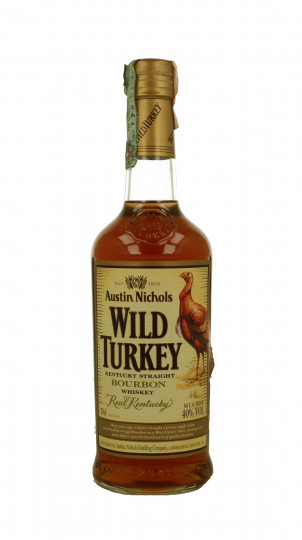 WILD TURKEY Kentucky Straight Bourbon Whiskey 8 Year Old Bot in The 90's early 2000 70cl 40%