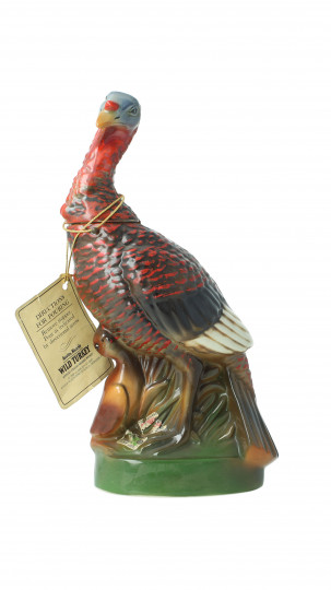 WILD TURKEY Kentucky Straight Bourbon Whiskey 8 year Old bottled 1976 75cl 50.5% OB- Ceramic decanter