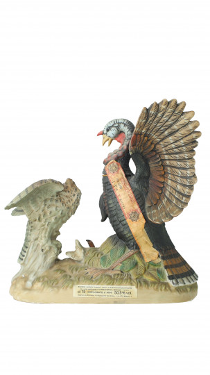 WILD TURKEY Kentucky Straight Bourbon Whiskey 8 year Old Bottled 1985 75cl 50.5% OB- Ceramic decanter
