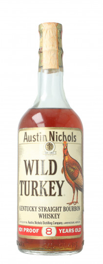 WILD TURKEY Kentucky Straight Bourbon Whiskey 8 Years Old - Bot.60's or early 70's 75cl 101 US Proof