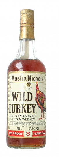 WILD TURKEY Kentucky Straight Bourbon Whiskey 8 Years Old Bottled around 1970-1980 75cl 101 US Proof