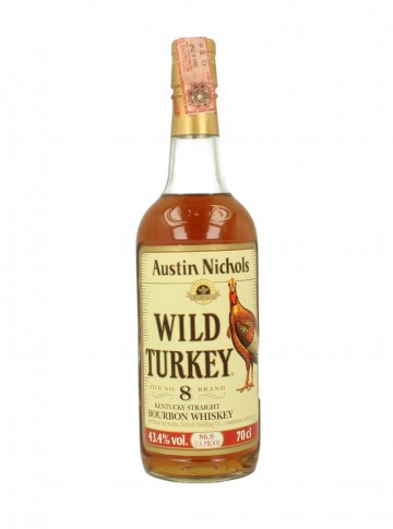 WILD TURKEY  KENTUKY STRAIGHT  8YO 75CL 43,4%