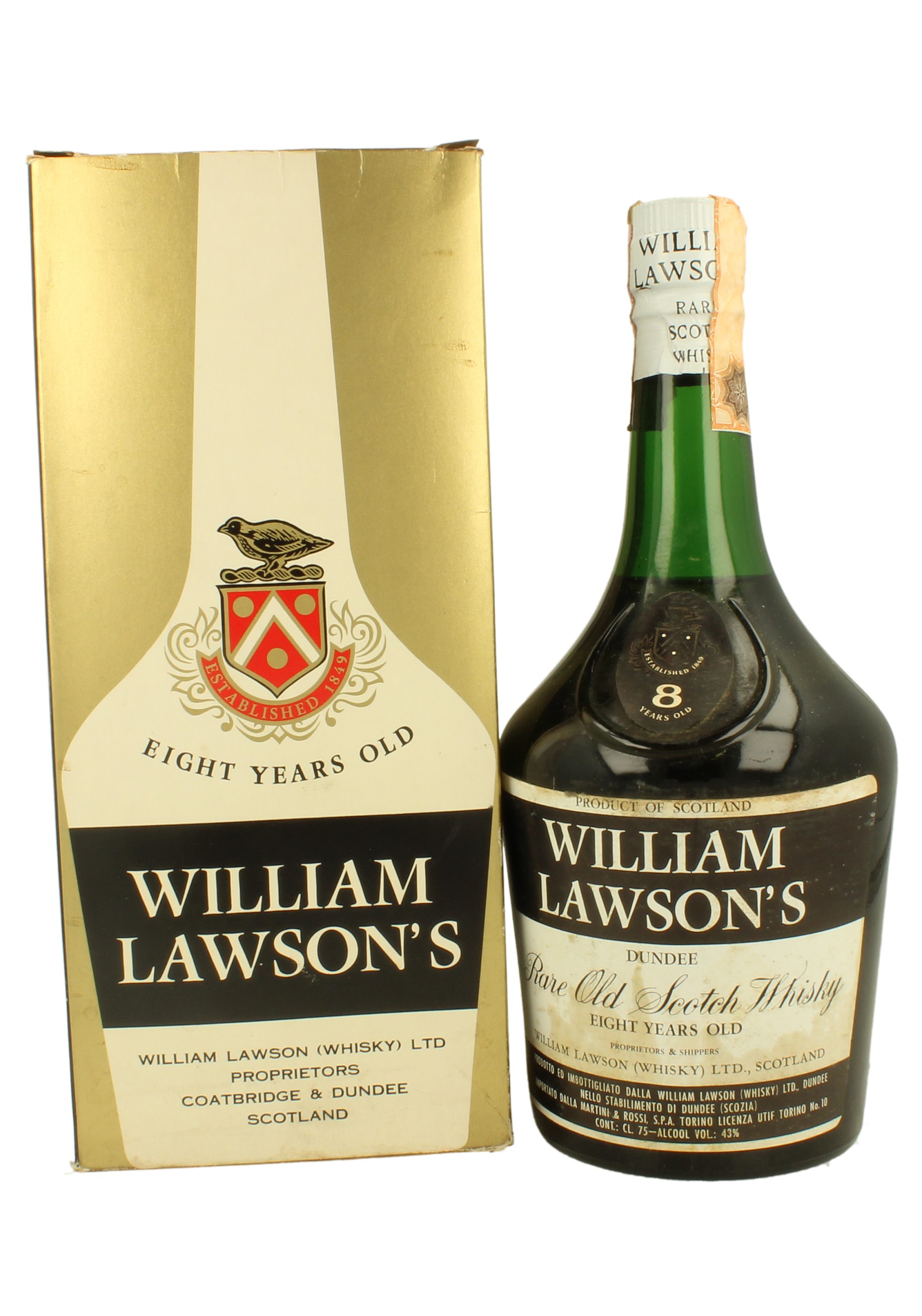 WILLIAM LAWSON'S 8yo Bot.60/70's 75cl 43% - Blended - Products - Whisky ...