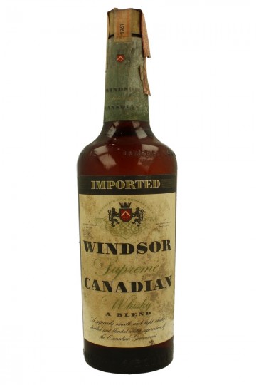 WINDSOR CANADIAN Supreme Whisky 1961 75.7cl 43.4%