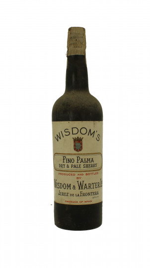 Wisdom's  Sherry Wine Bot 60/70's 75cl Dry & pale