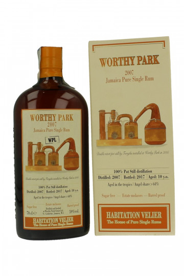 WORTHY PARK 2007 70cl 59% Velier - Habitation